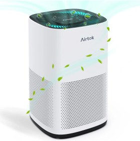 Resim Airtok H13 True Hepa Filtreli Hava Temizleyici, 75 M² Kapsama, Sessiz Uyku Modu & Gece Lambası 