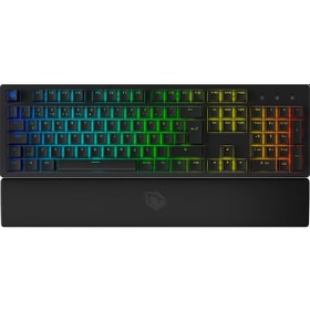 Resim Pusat Rapid Ultra Monster Tactile Kırmızı Switch Kablolu RGB Mekanik Oyuncu Klavyesi 