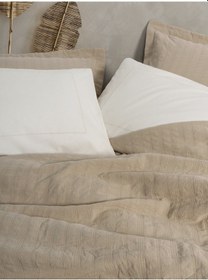 Resim Cotton Box Natura Çift Kişilik Yatak Örtüsü/pike Takımı Vilo Bej Bej 