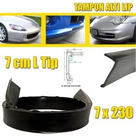 Resim Point Marketing Fiat Doblo Uyumlu Düz Ez Lip Ön Tampon Altı Ek Siyah Lip 
