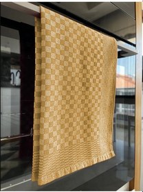 Resim 2 Adet Sarı, 40x60cm Ekose Desen, Alman Peçetesi, Mutfak Havlusu, Kurulama Havlusu, Mutfak Havlusu Çok Renkli 