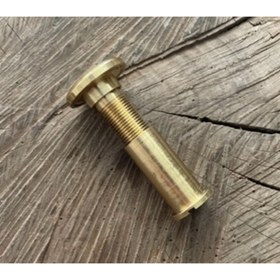 Resim Door PİRİNÇ ÇELİK KAPI DÜRBÜNÜ AHŞAP KAPI DÜRBÜNÜ SARI RENK 14MM 5CM 