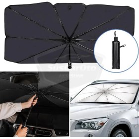 Resim Toyota Yaris, Vw Polo, Kia Rio, Fiat Punto, Hyundai Accent Blue Uyumlu Oto Şemsiye 