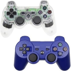 Resim Whıte1 Mavi-sony Ps3/pc Denetleyici Desteği Play Station 3 Joystick Konsolu İçin Bluetooth Kablosuz Gamepad Controle 