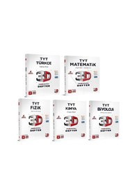 Resim 3d Tyt Türkçe Matematik Fizik Kimya Ve Biyoloji Video Ders Defteri Seti 5 Kitap 