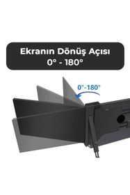 Resim ULTRAX 15.6″ Tekli Taşınabilir Monitör Çoklu Ekran Fhd Notebook Monitör 