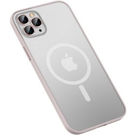 Resim Gpack Apple Iphone 12 Pro Kılıf Mokka Tacsafe Lens Korumalı Hassa Tuş Mat Yüzey Pembe 