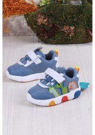 Resim Vicco 346.p25y.160 Kot Number Işıklı Erkek Çocuk Ayakkabı Kot Mavı 