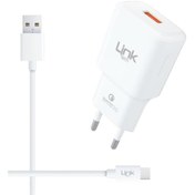 Resim Linktech T443 12W 2.4A Hızlı Şarj Aleti Type-C Kablolu Set 1.2Mt 