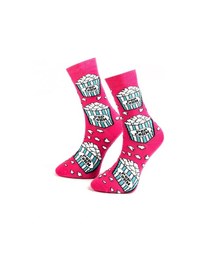 Resim Ozzy Socks Pop Corn Desenli Çorap (407226998) Çok Renkli 