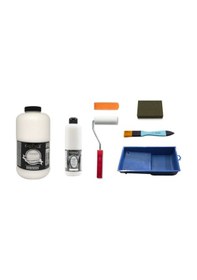 Resim Cadence 2 Litre Pak Beyaz Boya 500Ml Ultimate Glaze Vernik Set 