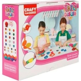 Resim Hype Store Crafy Tatlı Düşler Oyun Hamuru Seti 200 G 22 Parça 