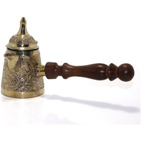 Resim Konyax Pirinç Cezve 4.75'' İnç Seri 1 