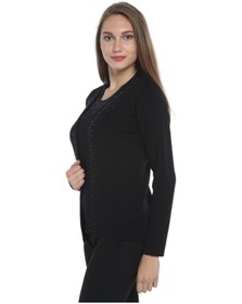 Resim Solo El Işi Motif Triko Hırka Takım 001 