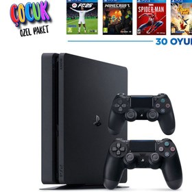 Resim Sony Playstation 4 Slim 1 TB 30 Adet Çocuklara Özel Oyunlar 