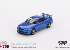Resim 1:64 Mini GT 1999 Nissan SKYLINE GT-R (R34) VSPEC BAYSIDE 