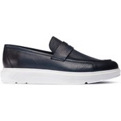 Resim Deery Hakiki Deri Mavi Comfort Erkek Loafer Mavi (492271053) Mavi 