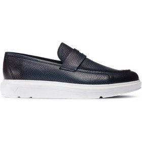 Resim Deery Hakiki Deri Mavi Comfort Erkek Loafer Mavi (492271053) Mavi 