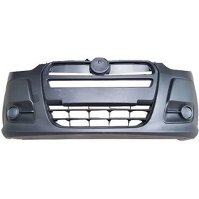 Resim 2011-2015 Fıat Doblo Ön Tampon Siyah Çeki Demir Kapaklı Sis Deliksiz Eurobump Oem No: 735512752 