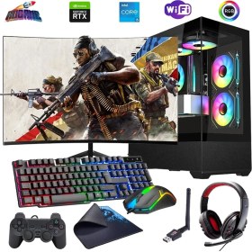 Resim Rogame I5 13400F 16GB Ddr4 1tb M2 12GB RTX3060 24" Monitörlü Oyun Bilgisayarı (Gaming Set) 