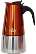 Resim Genel Markalar Ay Morig Fe001-6 Espresso Kahve Makiesi Paslamaz Çelik İdüksiyolu Moka Pot 300 Ml Bakır 