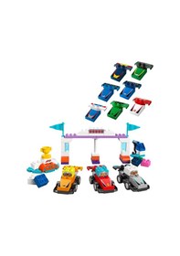 Resim LEGO® DUPLO® Kasabası F1® Takımı Yarış Arabaları ve Sürücüler 10445 - 2 Yaş ve Üzeri Küçük Çocuklar İçin Eğitici Oyuncak Yapım Seti (70P) 
