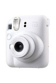 Resim Fujifilm Instax Mini 12 Beyaz Fotoğraf Makinesi-10'lu Film-şeffaf Kılıf Ve Divoom Ditoo Pro Beyaz Uyarlanabil 