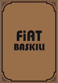 Resim Cihan Oto Paspas Kağıdı Fıat Amblem Baskılı 100 Adet 35x50 135 Gr 