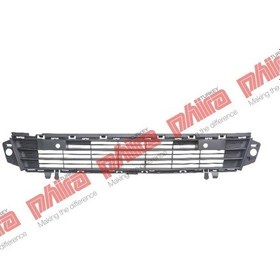Resim Phıra Oem No:1613572680- Uyumlu Cıtroen Berlıngo 2015 Tampon Izgarası Ön Alt Orta 2 Sensörlü Sıyah B 