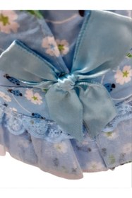 Resim Kardelen Butik Denizli Uğur Böcekli Bebe Fötr Kova Şapka ( 2-4 Yaş ) ( Mavi) 