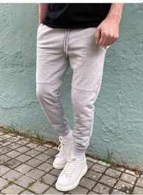 Resim Dar Paça Gri Eşofman Alt Gri 