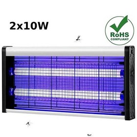 Resim 20w Elektrikli Uv Sinek Kovucu Sinek Öldürücü Ve Kovucu Uv Mor Işık 110v-240v Yüksek Etkili Iz 