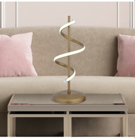 Resim Leatrice Tekli Eskitme Ledi Modern Oturma Odası, Yatak Odası, Salon Led Abajur Diğer 