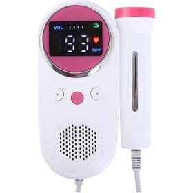 Resim Createtech Bosphorusboutique Yok Radyasyon Fetal Doppler Bebek Kalp Atışı Monitörü Lcd Ekranlı 