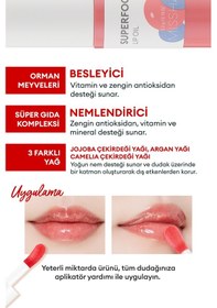 Resim Missha Super Food Lip Oil Berry Yoğun Nemlendirici Dut Özlü Dudak Bakım Yağı 5.2 G 