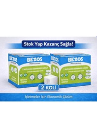 Resim Bezos Z Katlamalı Dispenser Havlu 2 Katlı 20x22 Cm %100 Selüloz 2 Koli Avantaj Paket 