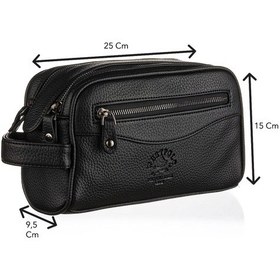 Resim Westpolo Vegan Deri Unisex El Çantası Portföy - 6055 Siyah 