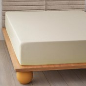 Resim English Home Tek Kişilik Lastikli Çarşaf 100x200 cm Kum Beji 