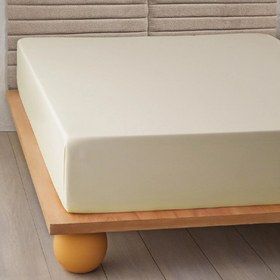 Resim English Home Tek Kişilik Lastikli Çarşaf 100x200 cm Kum Beji 