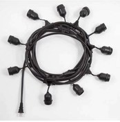 Resim Iç Dış Mekan Organizasyon Aydınlatma Kablosu 10 Duy 5M Eklemeli 