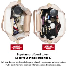 Resim TrendOrganizer Çanta İçi Organizer Maia Medium - Tote Çantalar İçin 