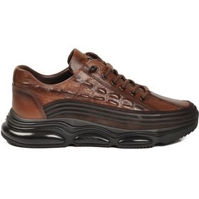 Resim Voyager 6900 Erkek Taba Nata 40-44 Deri Günlük Spor Ayakkabı 