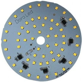 Resim 220VOLT 50WATT Smd 2835 Ledli LED Modül Gün Işığı 10MM Delik Çaplı 220V 50W Avize Ledi 100MM 