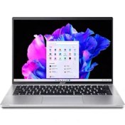 Resim Acer Swift Go SFG14-72-77SK Intel Ultra 7-155H Işlemci Arc Graphics 16GB Ram 512GB SSD Evo 14'' 2.8k OLED W11 Gümüş Notebook 