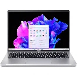Resim Acer Swift Go SFG14-72-77SK Intel Ultra 7-155H Işlemci Arc Graphics 16GB Ram 512GB SSD Evo 14'' 2.8k OLED W11 Gümüş Notebook 