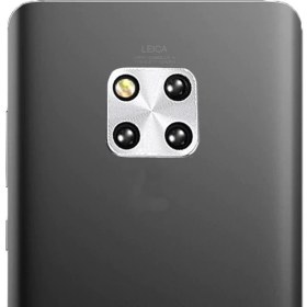 Resim Microcase Huawei Mate 20 Pro Kamera Lens Koruma Halkası - Gümüş 