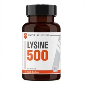 Resim Simple Nutritions Lysine 500 mg 90 Tablet 