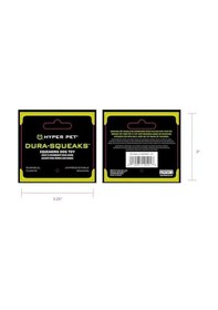 Resim Hyper Pet Dura-squeaks Stick Large Dayanıklı & Sesli Köpek Oyuncağı Suda Yüzen & Zıplayan Getir-oyna Çubuğu 2 Paketi 