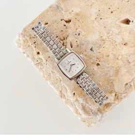 Resim Vesce Atelier Turia Gümüş Beyaz Saat 