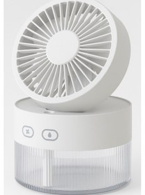 Resim Su Spreyli Katlanır Başlıklı Usb Mini Fan 